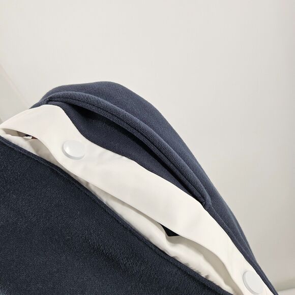 yllw Mens Sweatpants Navy Blue Strip Button Detail Elastic Waist Pull On Size M - Picture 6 of 6